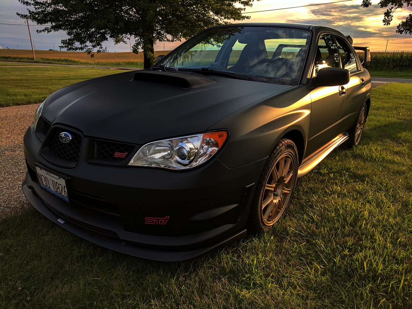 My 2007 STI - Wrapped in Matte Black (2017)