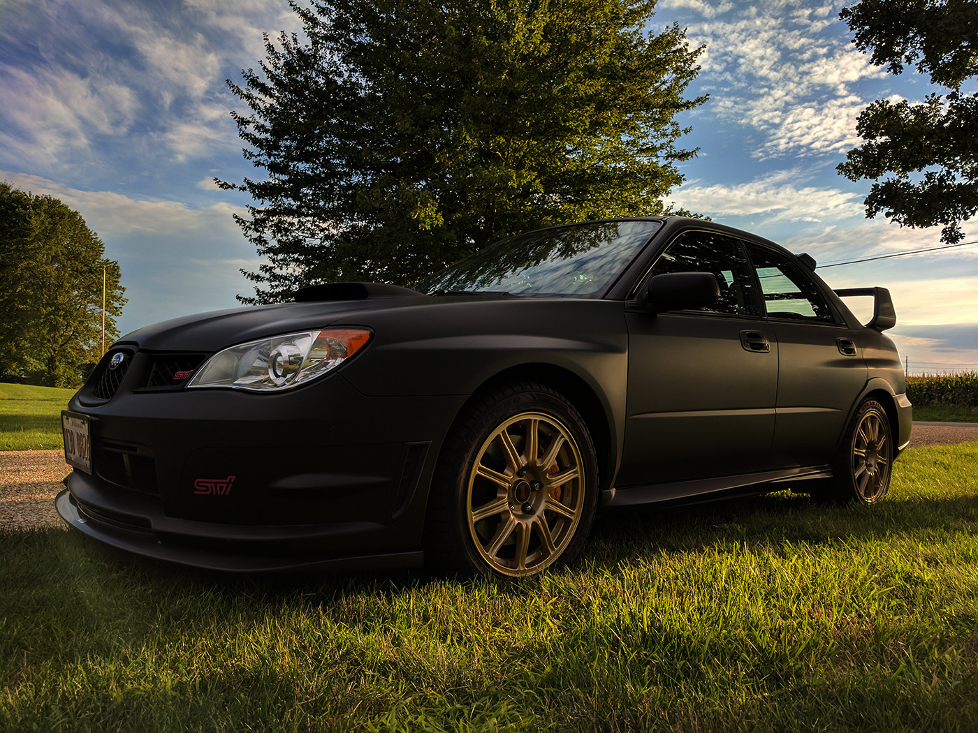 My 2007 STI - Wrapped in Matte Black (2017)